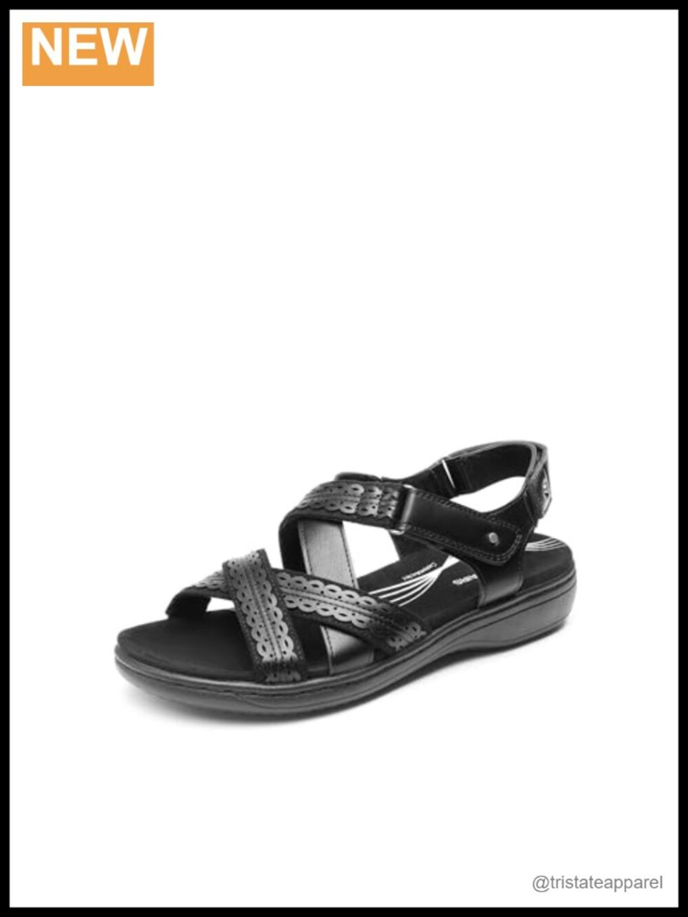 Arch Support Adjustable Strap Flat Sandals for Women Comfort Walking